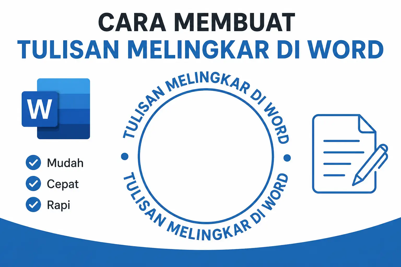 Cara Membuat Tulisan Melingkar di Word dengan Mudah dan Rapi